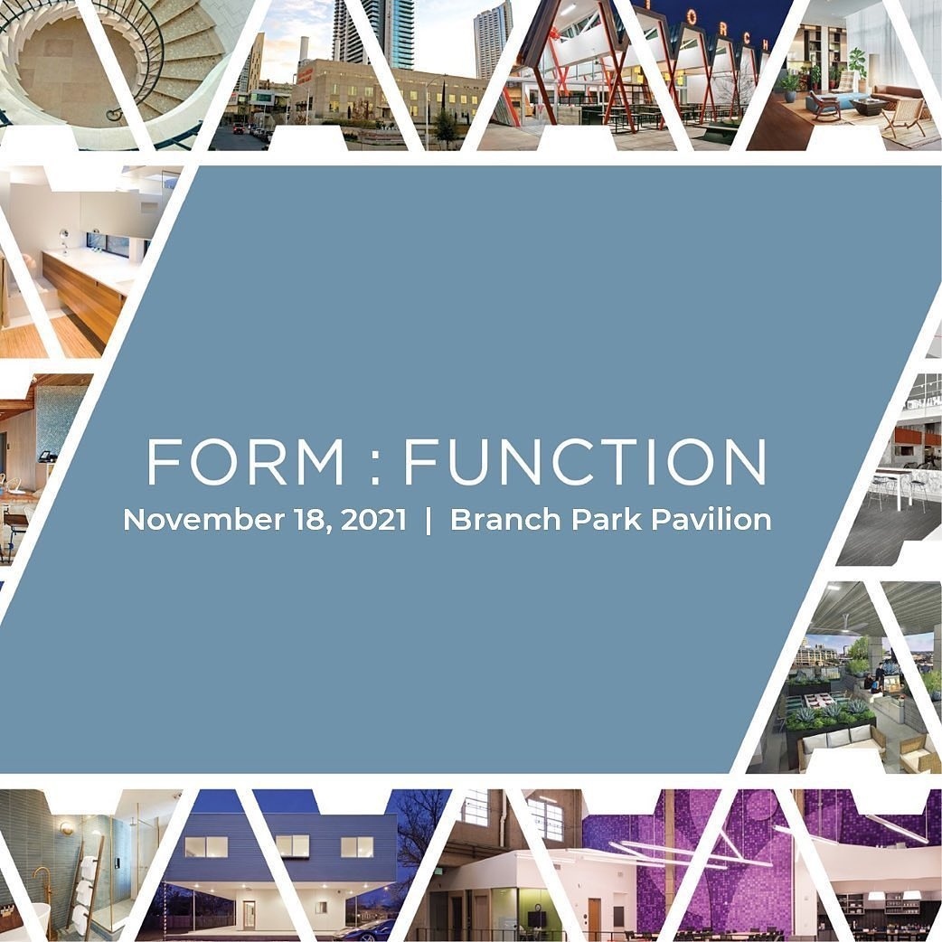 Proudly sponsoring Form: Function, which is coming up soon! Join us on November 18 at the Mary Elizabeth Branch Park Pavilion in @muelleratx to commend all the AIA Austin Honor Award winners! @austinfdnforarchitecture⁠
⁠
⁠
⁠